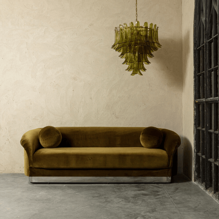 Green Petalo Chandelier Vakkerlight