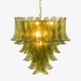 Green Petalo Chandelier Vakkerlight