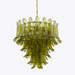 Green Petalo Chandelier Vakkerlight