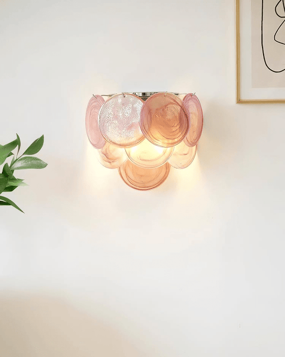 Lunaria Disc Murano Wall Lamp
