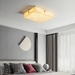 Square Alabaster Ceiling Light Vakkerlight