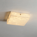 Square Alabaster Ceiling Light Vakkerlight