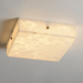 Square Alabaster Ceiling Light Vakkerlight