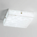 Square Alabaster Ceiling Light Vakkerlight