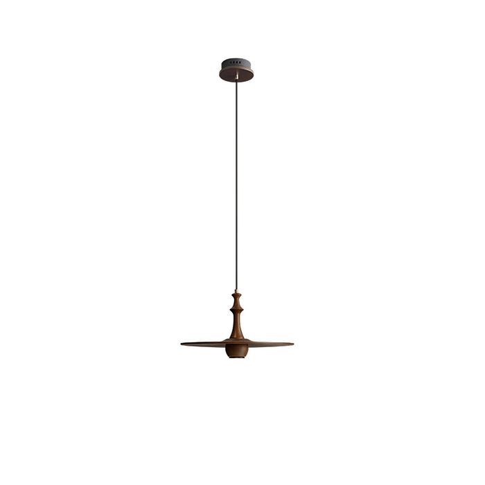 Wooden Spin Pendant Light Vakkerlight