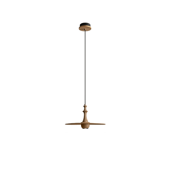 Wooden Spin Pendant Light Vakkerlight