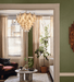 Lunara White Glass Chandelier Vakkerlight