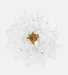 Lunara White Glass Chandelier Vakkerlight