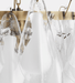 Lunara White Glass Chandelier Vakkerlight