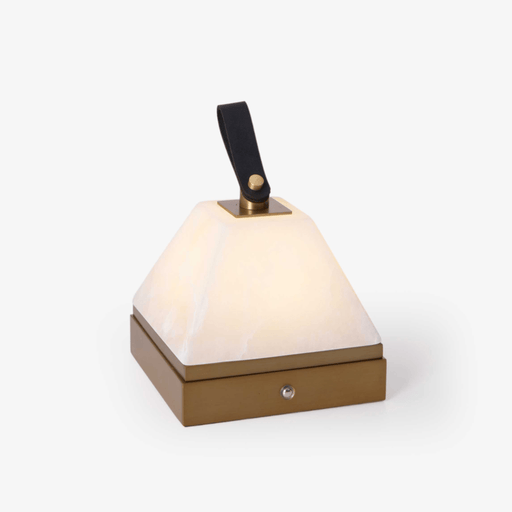 Luma Cube Alabaster Portable Lamp Vakkerlight