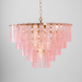 Opalora Pink Glass Chandelier Vakkerlight