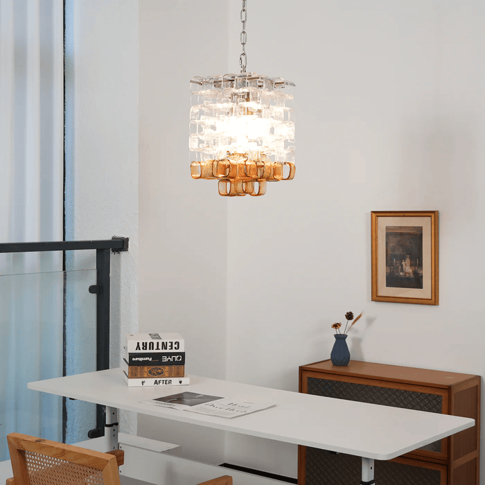Glass Poliarte Interlocking Chandelier Vakkerlight