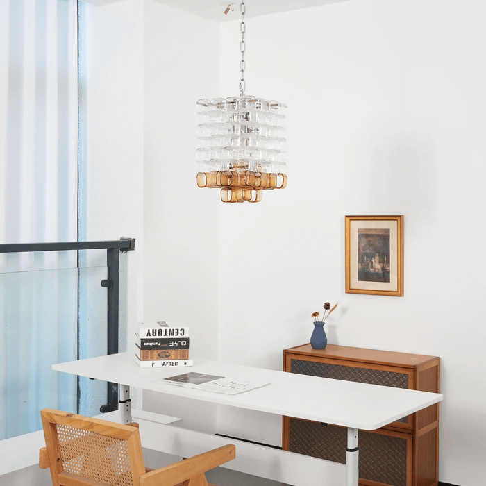 Glass Poliarte Interlocking Chandelier Vakkerlight