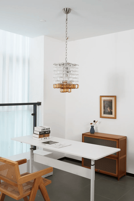 Glass Poliarte Interlocking Chandelier Vakkerlight