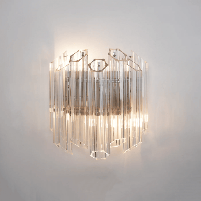 Clear Palermo Glass Wall Lamp Vakkerlight