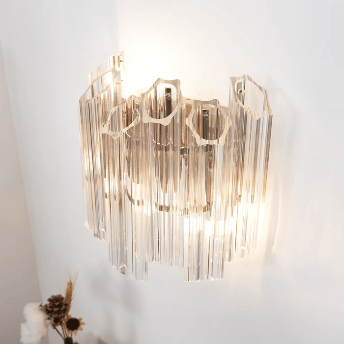 Clear Palermo Glass Wall Lamp Vakkerlight