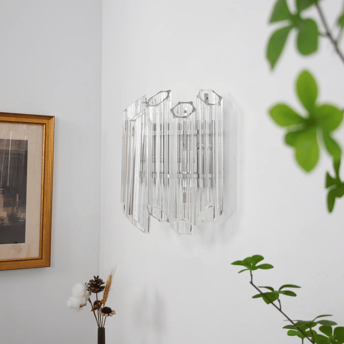 Clear Palermo Glass Wall Lamp Vakkerlight