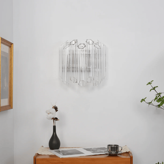 Clear Palermo Glass Wall Lamp Vakkerlight