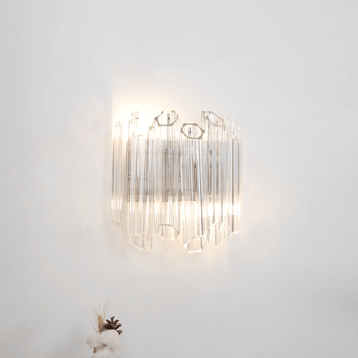 Clear Palermo Glass Wall Lamp Vakkerlight