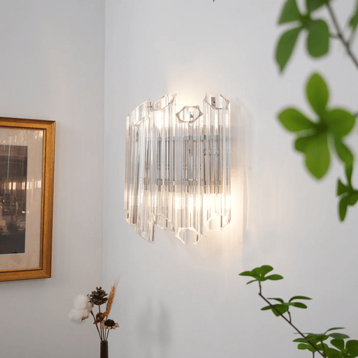 Clear Palermo Glass Wall Lamp Vakkerlight