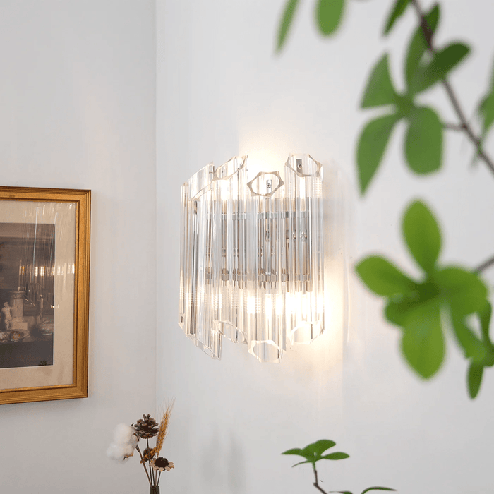 Clear Palermo Glass Wall Lamp Vakkerlight