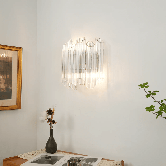 Clear Palermo Glass Wall Lamp Vakkerlight