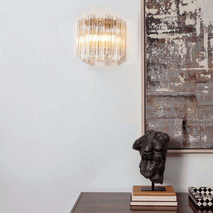 Clear Palermo Glass Wall Lamp Vakkerlight
