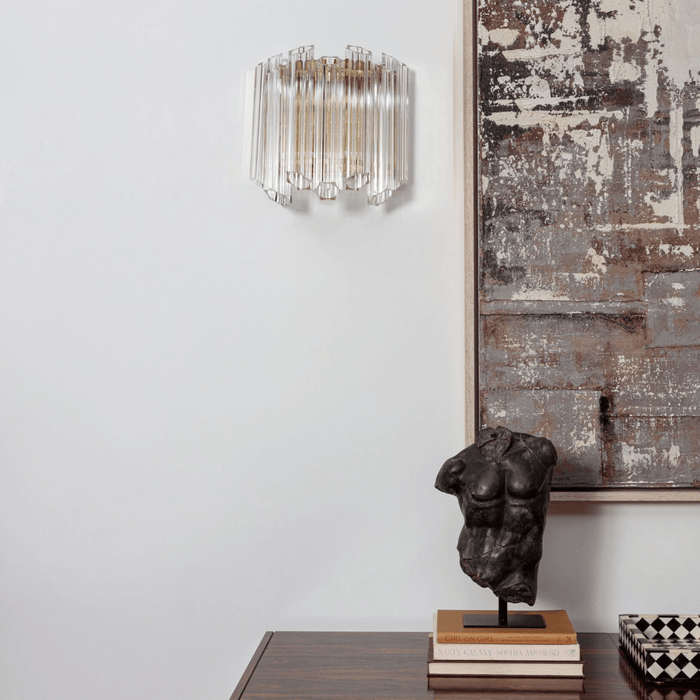 Clear Palermo Glass Wall Lamp Vakkerlight