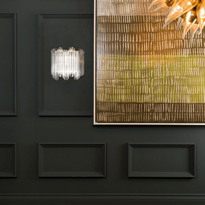 Clear Palermo Glass Wall Lamp Vakkerlight