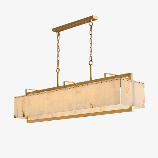 Solstice Bar Alabaster Chandelier Vakkerlight