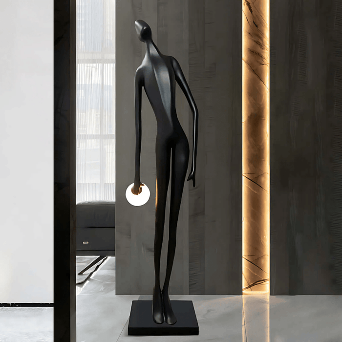 Noir Muse Sculpture Floor Lamp Vakkerlight