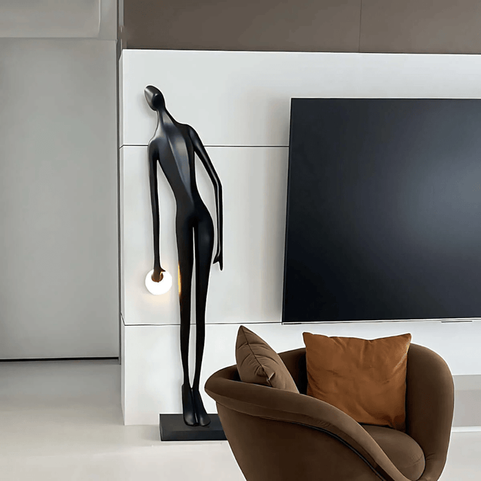 Noir Muse Sculpture Floor Lamp Vakkerlight