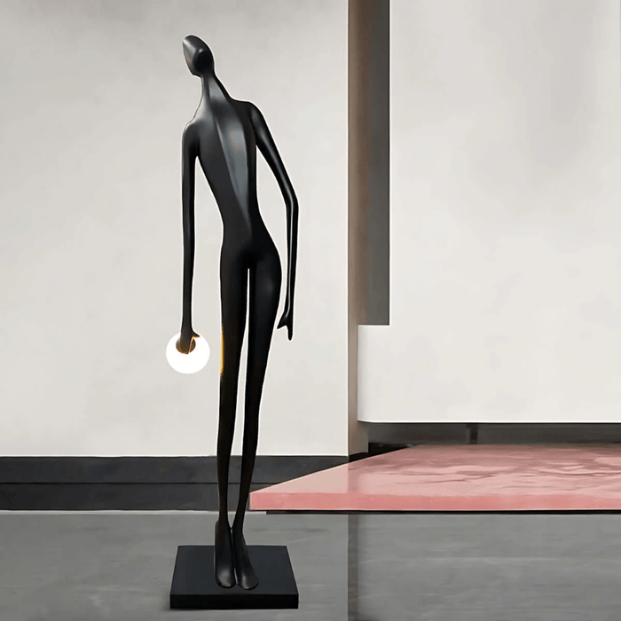 Noir Muse Sculpture Floor Lamp Vakkerlight