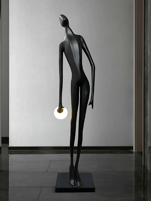 Noir Muse Sculpture Floor Lamp Vakkerlight