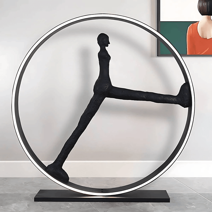 Time Walker Sculpture Floor Lamp Vakkerlight