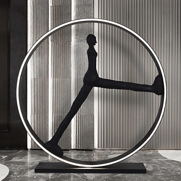 Time Walker Sculpture Floor Lamp Vakkerlight