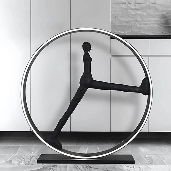 Time Walker Sculpture Floor Lamp Vakkerlight