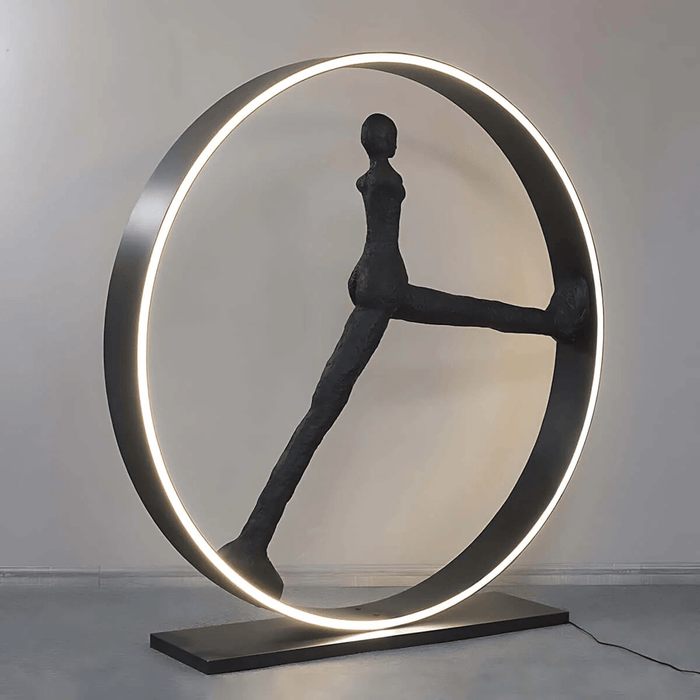 Time Walker Sculpture Floor Lamp Vakkerlight