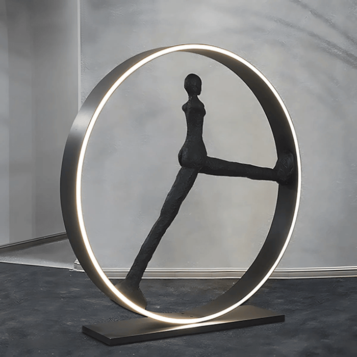 Time Walker Sculpture Floor Lamp Vakkerlight