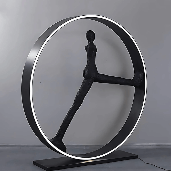 Time Walker Sculpture Floor Lamp Vakkerlight