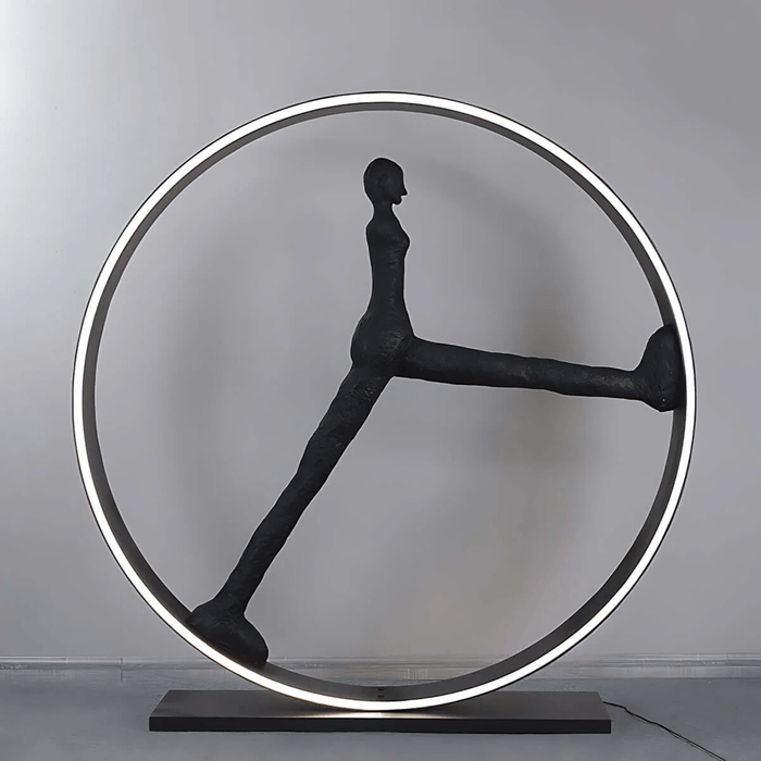 Time Walker Sculpture Floor Lamp Vakkerlight