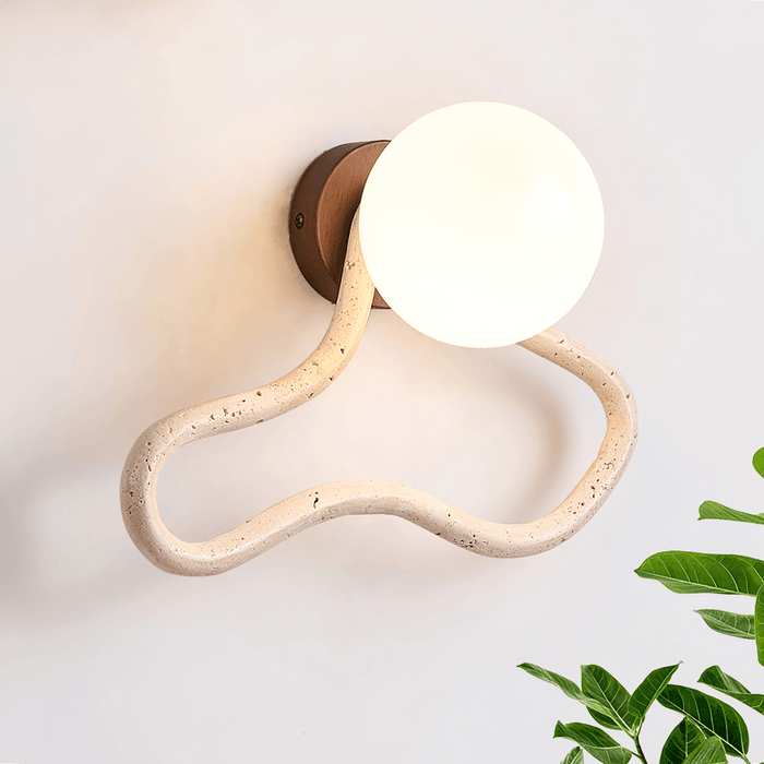 Driftform Travertine Wall Sconce Vakkerlight