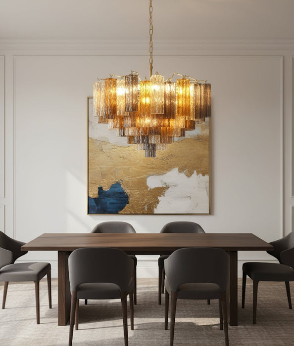 Virella Glass Chandelier Vakkerlight