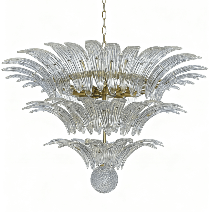 Palm Grove Glass Chandelier Vakkerlight
