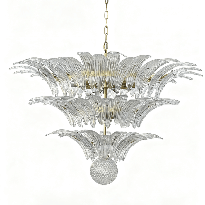 Palm Grove Glass Chandelier Vakkerlight