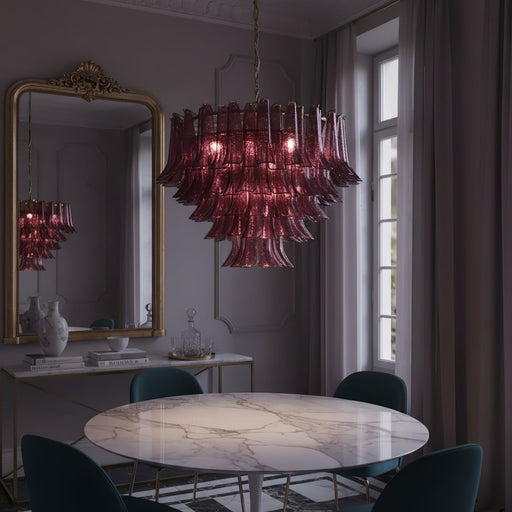 Amethyst Bloom Chandelier Vakkerlight