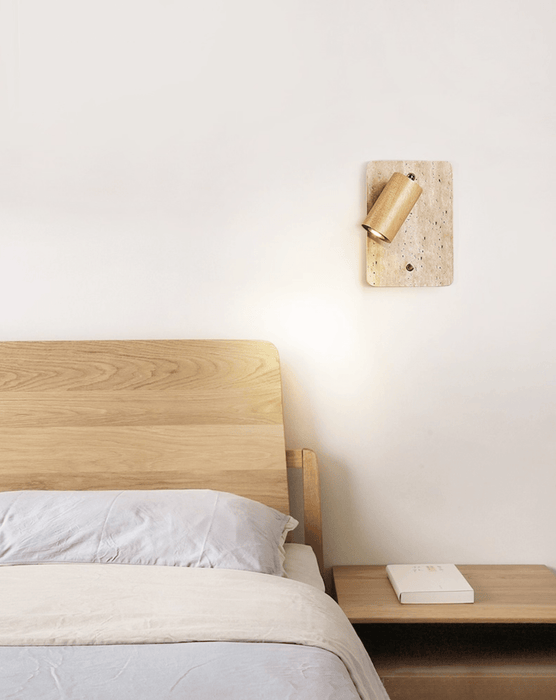 Travertine Spot Wall Sconce Vakkerlight