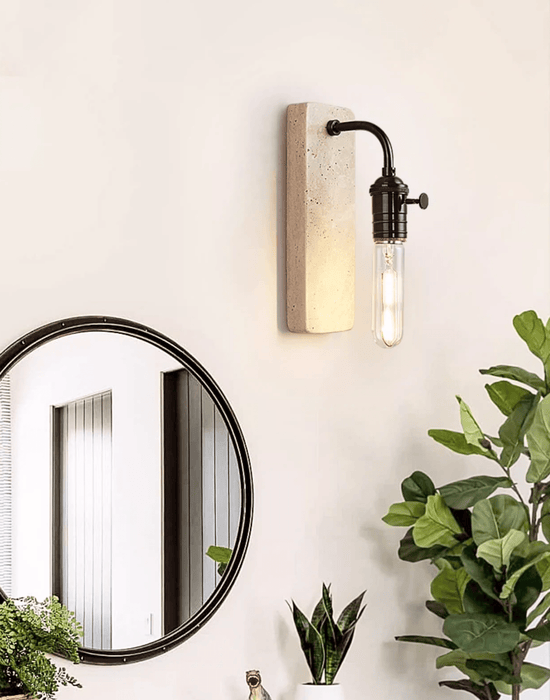 Industrial Stone Sconce Vakkerlight