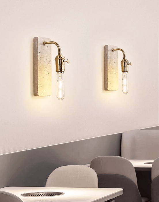 Industrial Stone Sconce Vakkerlight
