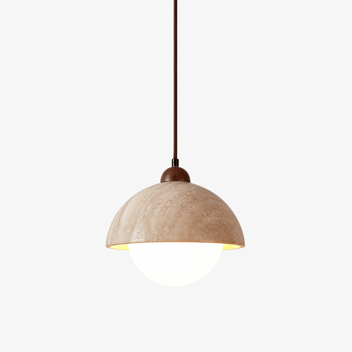 Dome Travertine Pendant Lamp Vakkerlight